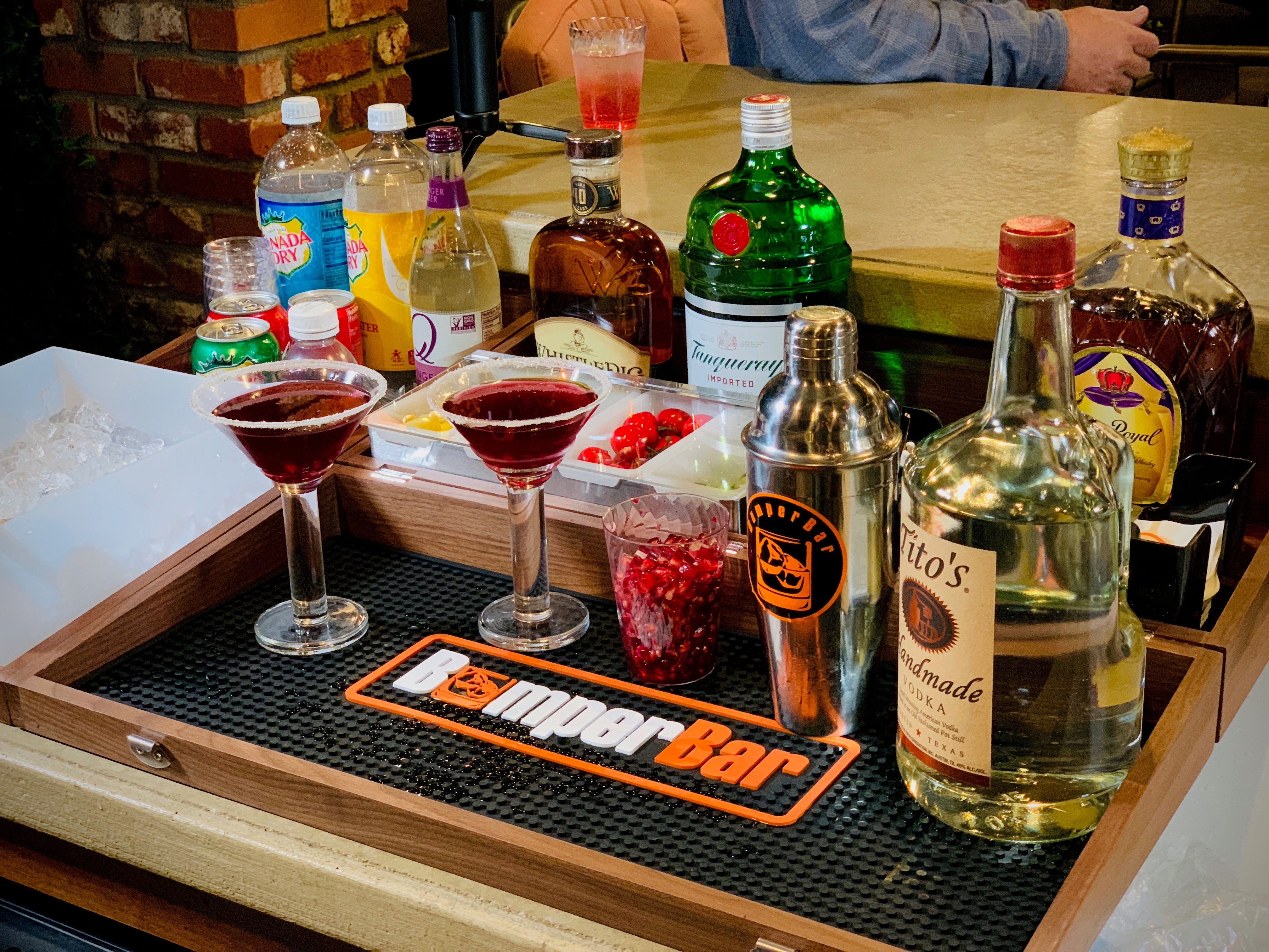 Gummer Bar BumperBar | Shop and learn about our Top Shelf Bumper Bar mobile bar